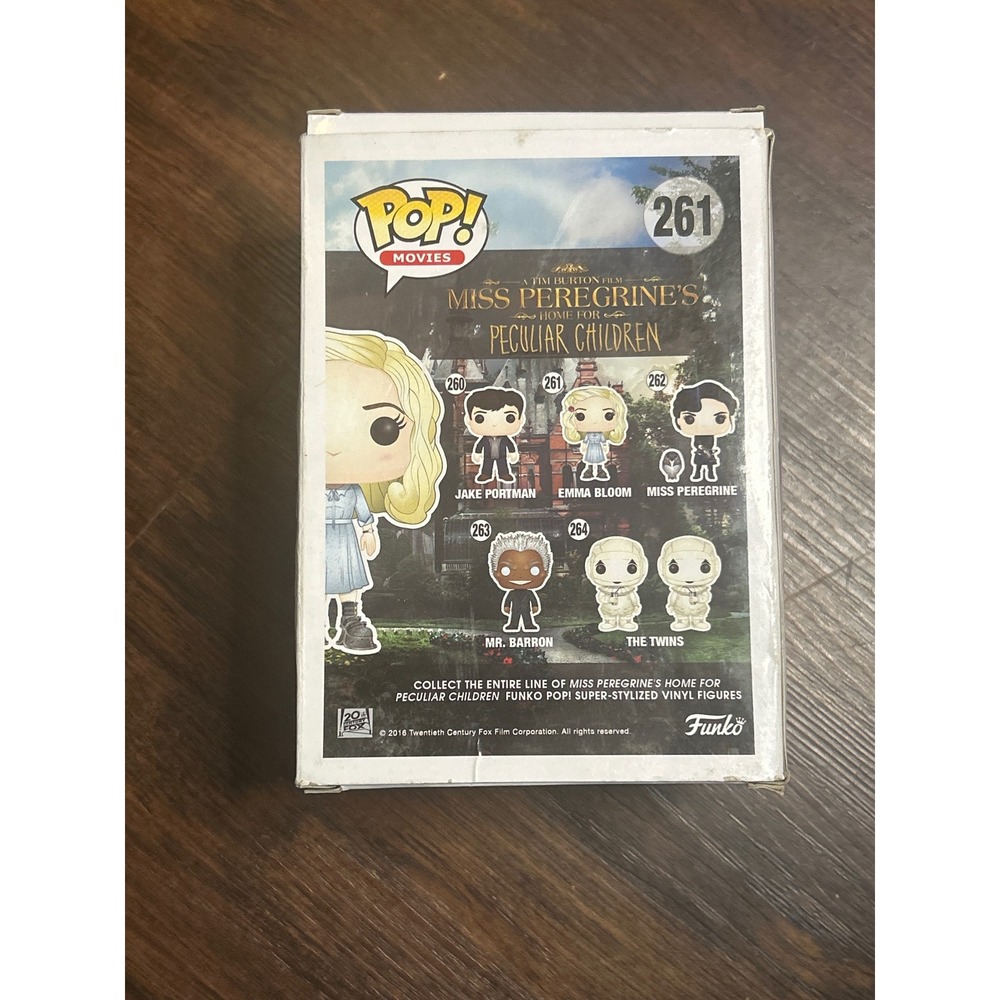 Funko Pop Movies Miss Peregrines Home for Peculiar Children Emma Bloom 261 Vinyl - Picture 2 of 4